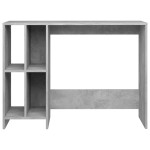 vidaXL Birou Notebook, gri beton, 102,5x35x75 cm, PAL