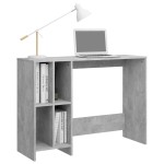 vidaXL Birou Notebook, gri beton, 102,5x35x75 cm, PAL