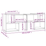vidaXL Comodă TV, alb, 104x30x52 cm, PAL vidaXL Comodă TV, alb, 104x30x52 cm, PAL