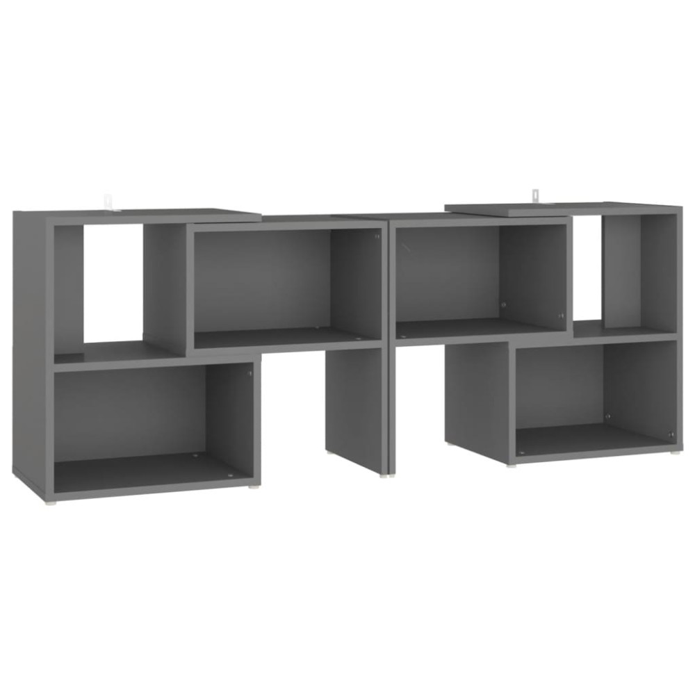 vidaXL Comodă TV, gri, 104x30x52 cm, PAL
