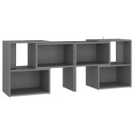 vidaXL Comodă TV, gri, 104x30x52 cm, PAL vidaXL Comodă TV, gri, 104x30x52 cm, PAL