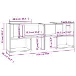 vidaXL Comodă TV, stejar sonoma, 104x30x52 cm, PAL vidaXL Comodă TV, stejar sonoma, 104x30x52 cm, PAL