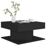 vidaXL Măsuță de cafea, negru, 57x57x30 cm, lemn prelucrat vidaXL Măsuță de cafea, negru, 57x57x30 cm, lemn prelucrat