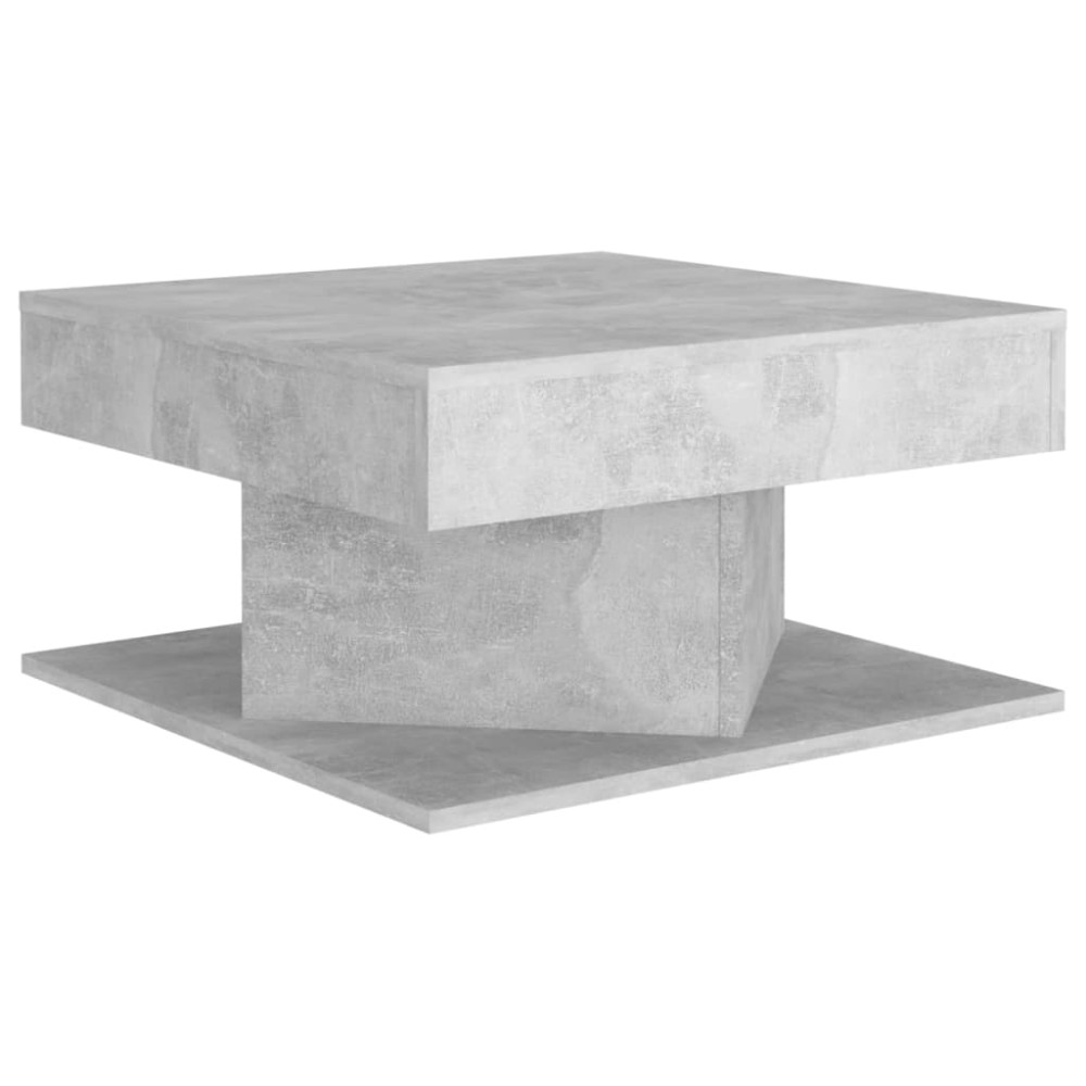 vidaXL Măsuță de cafea, gri beton, 57x57x30 cm, lemn prelucrat
