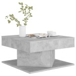 vidaXL Măsuță de cafea, gri beton, 57x57x30 cm, lemn prelucrat vidaXL Măsuță de cafea, gri beton, 57x57x30 cm, lemn prelucrat