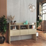 vidaXL Servantă, stejar sonoma, 105x30x70 cm, PAL