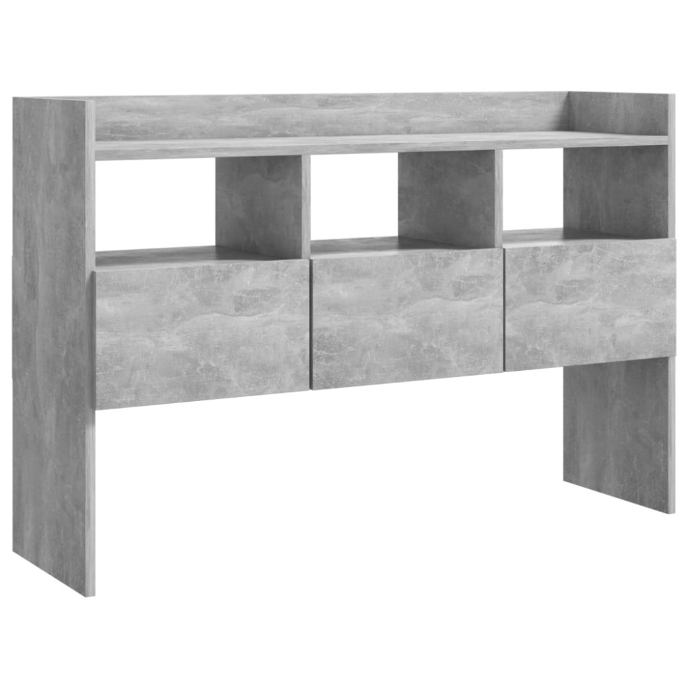 vidaXL Servantă, gri beton, 105x30x70 cm, PAL