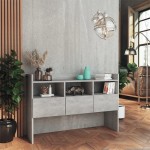 vidaXL Servantă, gri beton, 105x30x70 cm, PAL vidaXL Servantă, gri beton, 105x30x70 cm, PAL