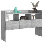 vidaXL Servantă, gri beton, 105x30x70 cm, PAL vidaXL Servantă, gri beton, 105x30x70 cm, PAL