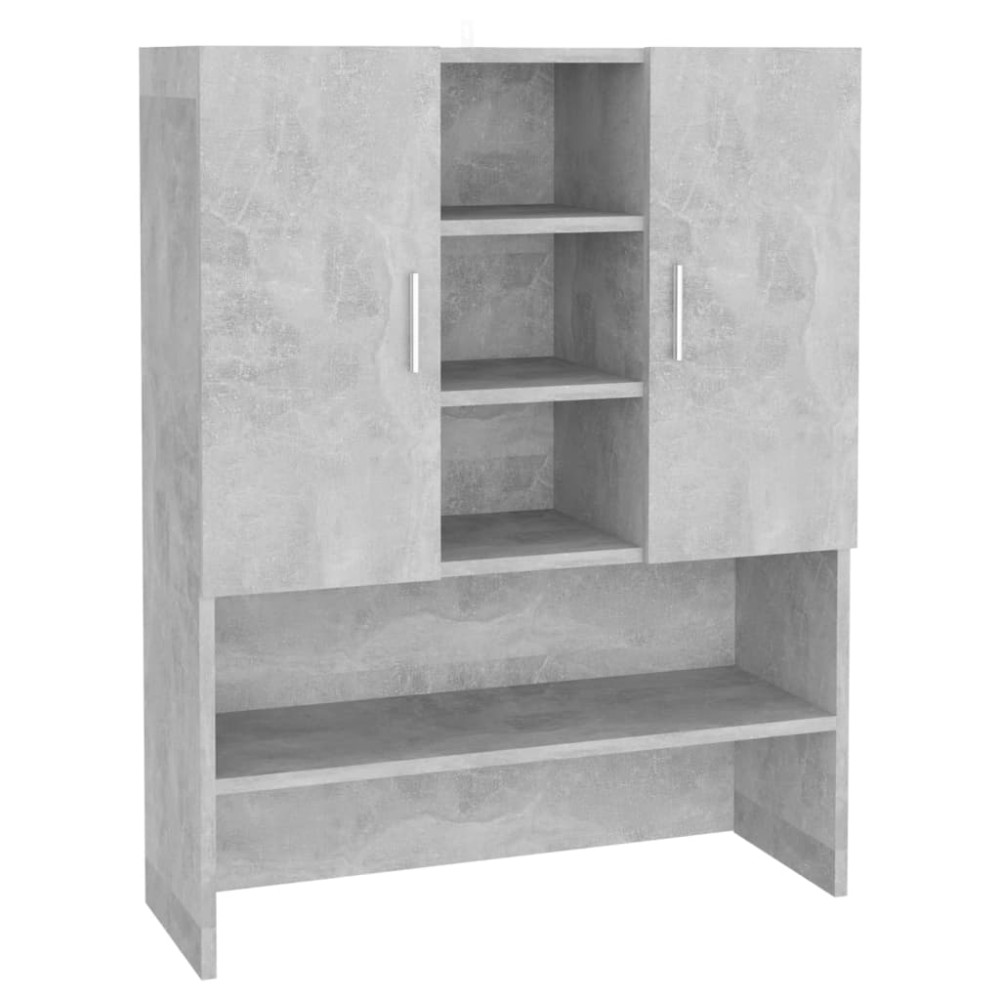 vidaXL Dulap mașină de spălat, gri beton, 70,5x25,5x90 cm