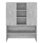 vidaXL Dulap mașină de spălat, gri beton, 70,5x25,5x90 cm vidaXL Dulap mașină de spălat, gri beton, 70,5x25,5x90 cm