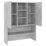 vidaXL Dulap mașină de spălat, gri beton, 70,5x25,5x90 cm vidaXL Dulap mașină de spălat, gri beton, 70,5x25,5x90 cm