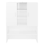 vidaXL Dulap mașină de spălat, alb extralucios, 70,5x25,5x90 cm vidaXL Dulap mașină de spălat, alb extralucios, 70,5x25,5x90 cm