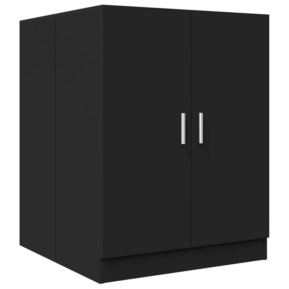 vidaXL Dulap mașină de spălat, negru, 71x71,5x91,5 cm