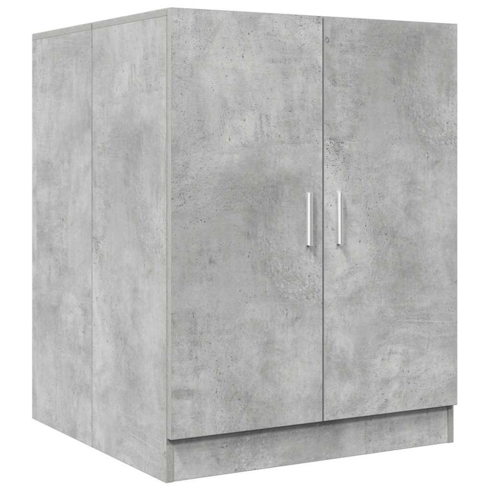 vidaXL Dulap mașină de spălat, gri beton, 71x71,5x91,5 cm
