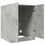 vidaXL Dulap mașină de spălat, gri beton, 71x71,5x91,5 cm