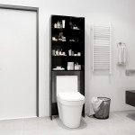 vidaXL Dulap mașina de spălat, negru, 64x24x190 cm vidaXL Dulap mașina de spălat, negru, 64x24x190 cm