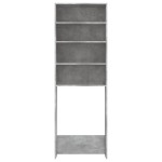 vidaXL Dulap mașină de spălat, gri beton, 64x24x190 cm vidaXL Dulap mașină de spălat, gri beton, 64x24x190 cm