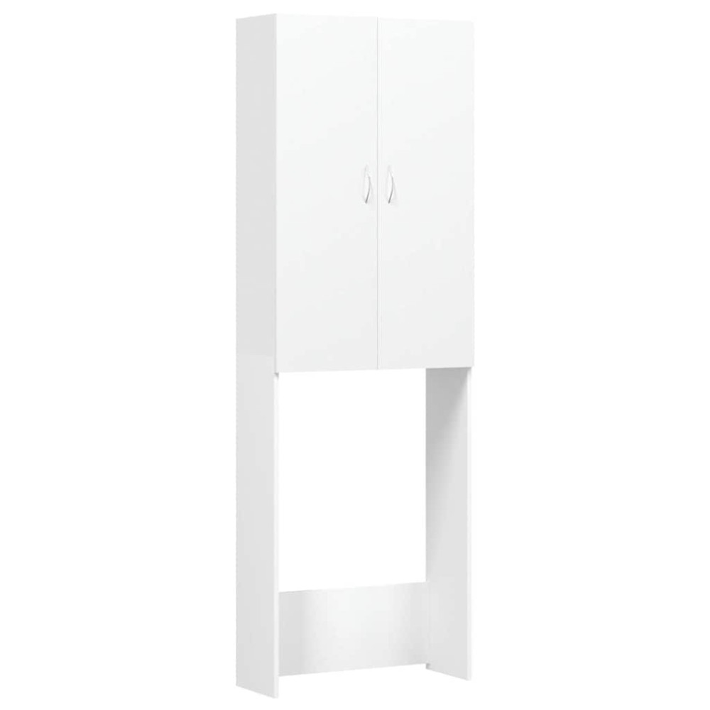 vidaXL Dulap mașina de spălat, alb, 64x25,5x190 cm