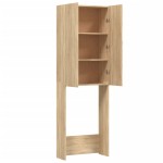 vidaXL Dulap mașina de spălat, stejar sonoma, 64x25,5x190 cm vidaXL Dulap mașina de spălat, stejar sonoma, 64x25,5x190 cm
