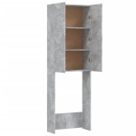 vidaXL Dulap mașină de spălat, gri beton, 64x25,5x190 cm vidaXL Dulap mașină de spălat, gri beton, 64x25,5x190 cm