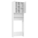 vidaXL Dulap mașina de spălat, alb, 64x25,5x190 cm vidaXL Dulap mașina de spălat, alb, 64x25,5x190 cm