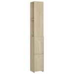 vidaXL Dulap de baie, stejar sonoma, 25x26,5x170 cm, lemn prelucrat vidaXL Dulap de baie, stejar sonoma, 25x26,5x170 cm, lemn prelucrat