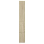 vidaXL Dulap de baie, stejar sonoma, 25x26,5x170 cm, lemn prelucrat vidaXL Dulap de baie, stejar sonoma, 25x26,5x170 cm, lemn prelucrat