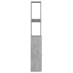 vidaXL Dulap de baie, gri beton, 25x26,5x170 cm, lemn prelucrat