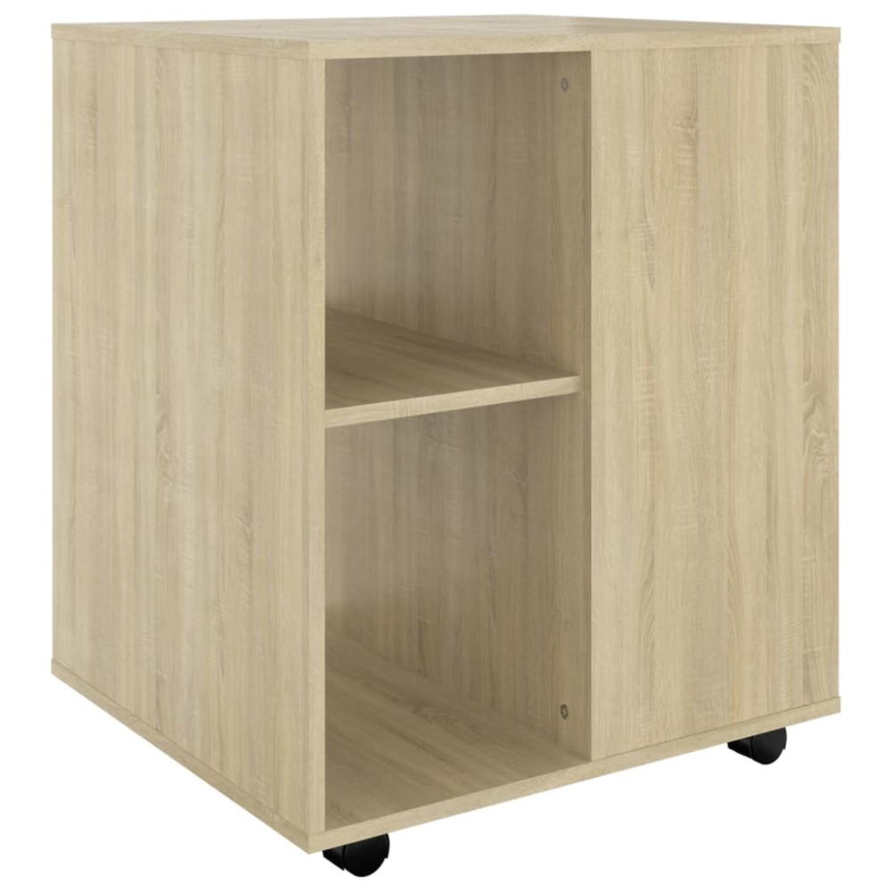 vidaXL Dulap cu roți, stejar sonoma, 60x53x72 cm, PAL