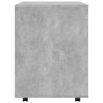vidaXL Dulap cu roți, gri beton, 60x53x72 cm, PAL vidaXL Dulap cu roți, gri beton, 60x53x72 cm, PAL