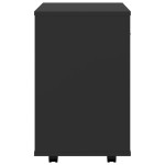 vidaXL Dulap cu roți, negru, 46x36x59 cm, PAL