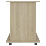 vidaXL Dulap cu roți, stejar sonoma, 60x45x60 cm, lemn prelucrat vidaXL Dulap cu roți, stejar sonoma, 60x45x60 cm, lemn prelucrat