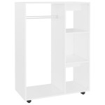 vidaXL Șifonier, alb, 80x40x110 cm, PAL vidaXL Șifonier, alb, 80x40x110 cm, PAL