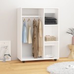 vidaXL Șifonier, alb, 80x40x110 cm, PAL vidaXL Șifonier, alb, 80x40x110 cm, PAL