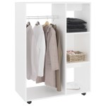 vidaXL Șifonier, alb, 80x40x110 cm, PAL vidaXL Șifonier, alb, 80x40x110 cm, PAL