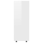 vidaXL Șifonier, alb extralucios, 80x40x110 cm, PAL vidaXL Șifonier, alb extralucios, 80x40x110 cm, PAL