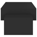 vidaXL Măsuță de cafea, negru, 105x55x32 cm, lemn prelucrat vidaXL Măsuță de cafea, negru, 105x55x32 cm, lemn prelucrat