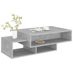 vidaXL Măsuță de cafea, gri beton, 105x55x32 cm, lemn prelucrat vidaXL Măsuță de cafea, gri beton, 105x55x32 cm, lemn prelucrat