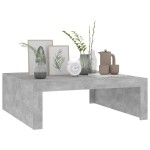 vidaXL Măsuță de cafea, gri beton, 100x100x35 cm, lemn prelucrat vidaXL Măsuță de cafea, gri beton, 100x100x35 cm, lemn prelucrat