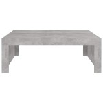 vidaXL Măsuță de cafea, gri beton, 100x100x35 cm, lemn prelucrat vidaXL Măsuță de cafea, gri beton, 100x100x35 cm, lemn prelucrat