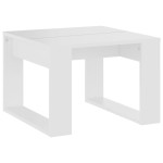 vidaXL Masă laterală, alb, 50x50x35 cm, PAL vidaXL Masă laterală, alb, 50x50x35 cm, PAL