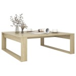 vidaXL Măsuță de cafea, stejar sonoma, 100x100x35 cm, lemn prelucrat vidaXL Măsuță de cafea, stejar sonoma, 100x100x35 cm, lemn prelucrat