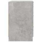 vidaXL Noptieră, gri beton, 40x40x63 cm, lemn compozit