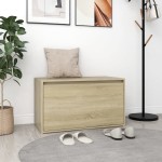 vidaXL Bancă de hol, stejar sonoma, 80x40x45 cm, PAL vidaXL Bancă de hol, stejar sonoma, 80x40x45 cm, PAL