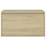 vidaXL Bancă de hol, stejar sonoma, 80x40x45 cm, PAL vidaXL Bancă de hol, stejar sonoma, 80x40x45 cm, PAL
