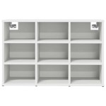 vidaXL Dulap pentru pantofi cu raft Alb 103x30x51 cm Lemn compozit vidaXL Dulap pentru pantofi cu raft Alb 103x30x51 cm Lemn compozit
