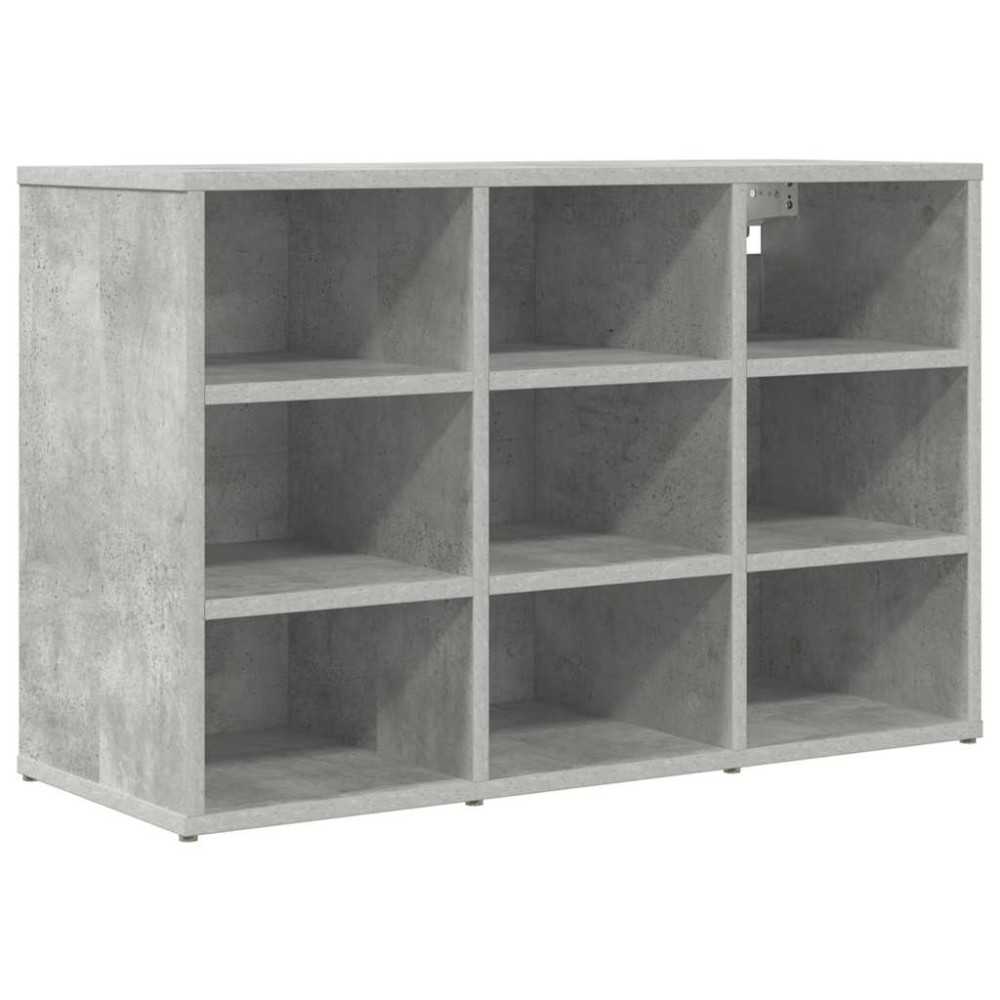 vidaXL Dulap pentru pantofi Gri beton 103x30x51 cm Lemn compozit