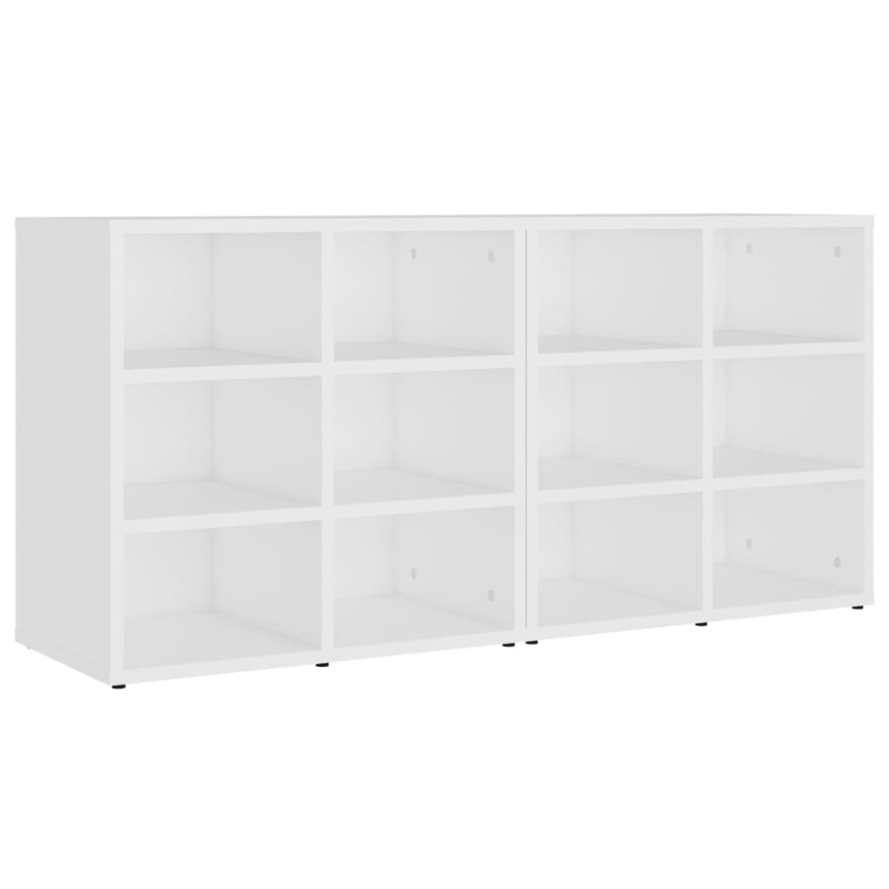 vidaXL Pantofare, 2 buc., alb, 52,5x30x50 cm