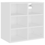 vidaXL Pantofare, 2 buc., alb, 52,5x30x50 cm